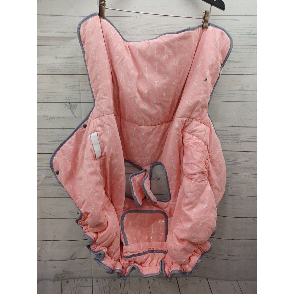 Icopuca Pink Shopping Cart Cover Baby Washable Reversible Device Phone Holder